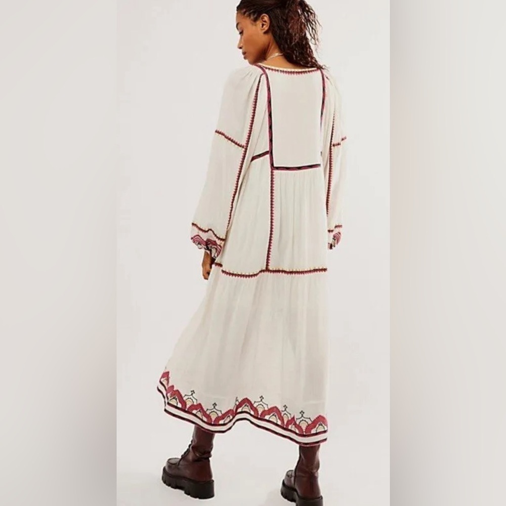 NWT Free People Sweet Escape Midi In Fall Clouds Combo Size Small - Picture 3 of 13